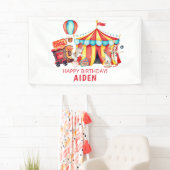 Big Top Circus Verjaardag Spandoek (Insitu)