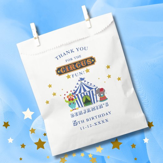Big Top Kom Een Kom Alle Verjaardagscircus Bedankzakje