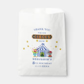 Big Top Kom Een Kom Alle Verjaardagscircus Bedankzakje (Voorkant)