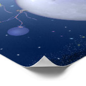 Big Top op een Poster met een kleine blauwe maan (Hoek)