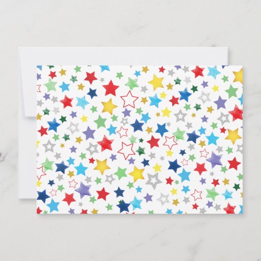 Big Top Polar Beer Circus | Kinderen van Birthday Kaart (Achterkant)