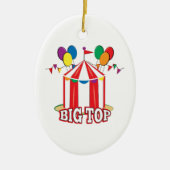 Big Top Tent Keramisch Ornament (Voorkant)