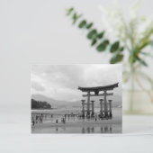 Big Torii in Itsukushima Shrine Briefkaart (Staand voorkant)