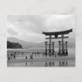 Big Torii in Itsukushima Shrine Briefkaart (Voorkant)