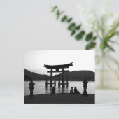 Big Torii op Sunset Briefkaart (Staand voorkant)