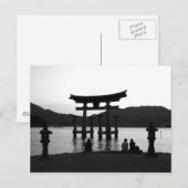 Big Torii op Sunset Briefkaart (Voorkant / Achterkant)