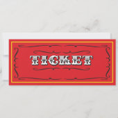 BIG  Train Ticket Birthday Kaart (Achterkant)