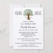 Big Tree Family Reunion Info Verpakte Uitnodiging (Voorkant)