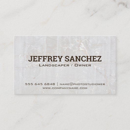 Big Tree Logo | Witte Rots Achtergrond Visitekaartje (Achterkant)