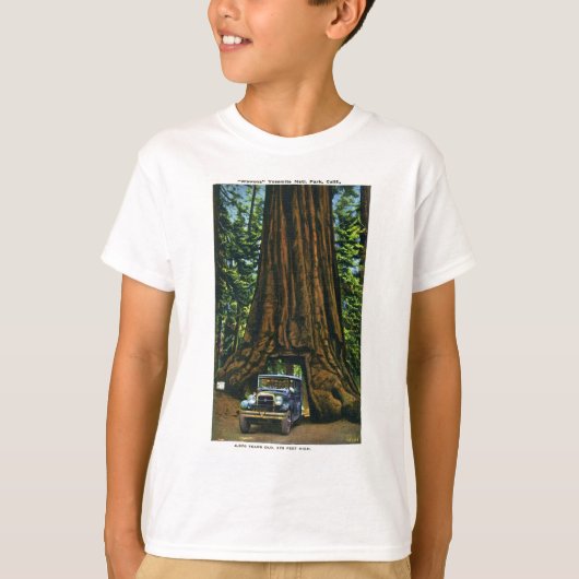 Big Tree Wawona, Mariposa Grove, CA T-shirt (Voorkant)