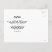 Big Trees Amazing Adventure Teacher Note Briefkaar Feestdagenkaart (Achterkant)