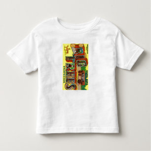 Big Trees, Californië - grote lettertjes Kinder Shirts