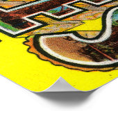 Big Trees, Californië - grote lettertjes Poster (Hoek)