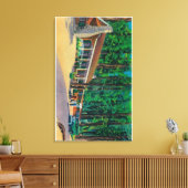 Big Trees Lodge in de Mariposa Grove Canvas Afdruk (Insitu (Woonkamer))