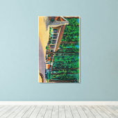 Big Trees Lodge in de Mariposa Grove Canvas Afdruk (Insitu (Houten vloer))