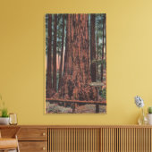Big Trees State Park, CA - Neck Breaker Tree Canvas Afdruk (Insitu (Woonkamer))