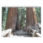 Big Trees van Californië Kalender (Hoes)