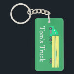 Big Truck 18 Wheeler Semi Rig BIEDT IT AAN Sleutelhanger<br><div class="desc">Pas deze schattige sleutelhanger aan met je eigen tekst,  jouw naam of iets anders dat je leuk vindt. Maak je klaar om de weg in te slaan met dit leuke ontwerp,  met de hand getekend door mij voor je! Bekijk mijn winkel voor veel meer overeenkomende objecten en meer kleuren!</div>