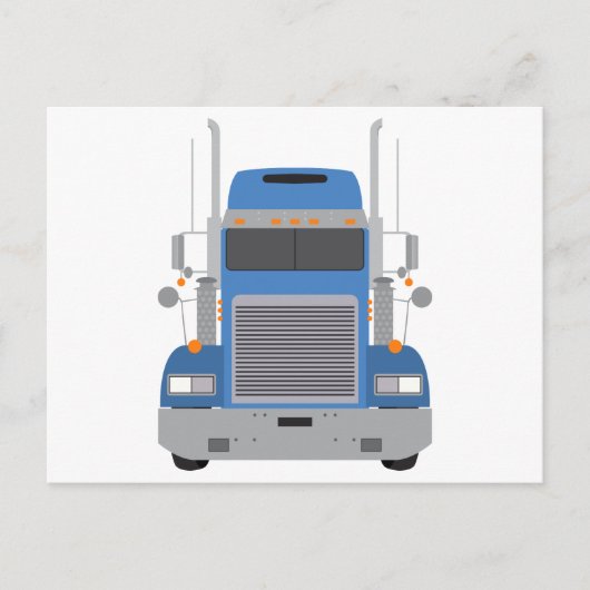 Big Truck Briefkaart (Voorkant)