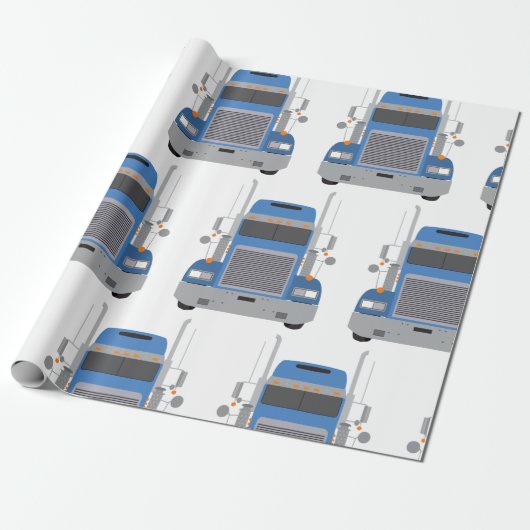 Big Truck Cadeaupapier (Uitgerold)