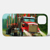 Big Truck en Highway Art voor vrachtwagenliefhebbe Case-Mate iPhone Case (Achterkant (horizontaal))