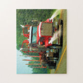 Big Truck en Highway Art voor vrachtwagenliefhebbe Legpuzzel (Verticaal)