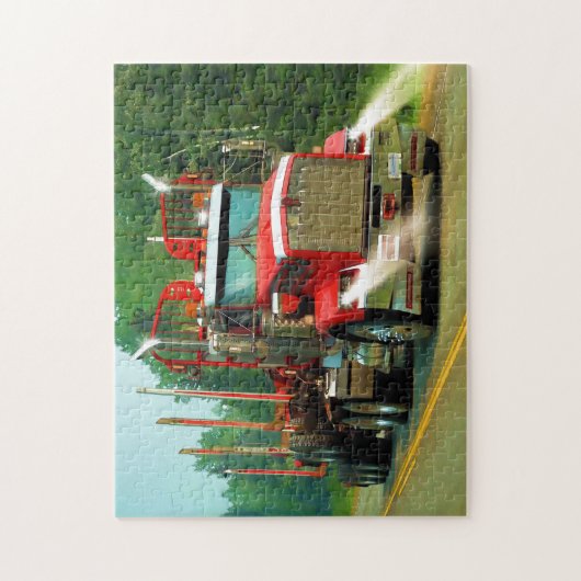 Big Truck en Highway Art voor vrachtwagenliefhebbe Legpuzzel (Verticaal)