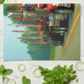 Big Truck en Highway Art voor vrachtwagenliefhebbe Theedoek (Gevouwen)