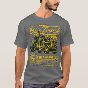 Big Truck Iron and Wheels Design T-shirt