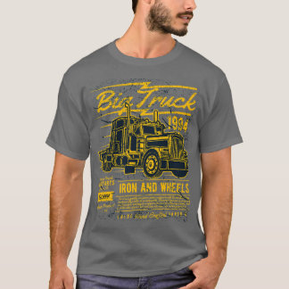 Big Truck Iron and Wheels  Design T-shirt