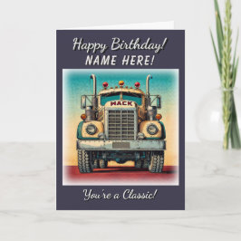  Big Truck Je bent een klassieke verjaardag Kaart