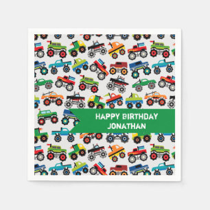 Big Truck Pattern Servet