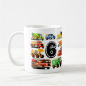 Big Trucks 6th Birthday Koffiemok (Links)