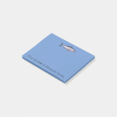 Big Tuna Vist personaliseren Post-it® Notes (Schuin)