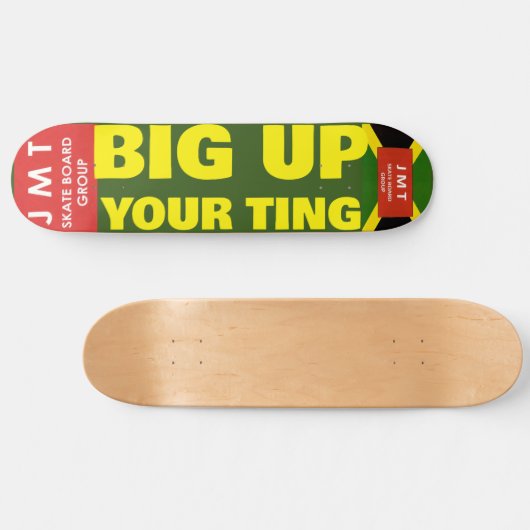 BIG UP YOUR TING JMT 8 1/4" Skateboard Deck (Horizontaal)