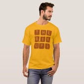 Big Ups stencil logo.ai T-shirt (Voorkant volledig)