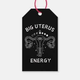 Big Uterus Energy Feminist Cadeaulabel