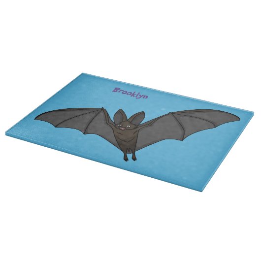 Big vampire bat cartoon illustration snijplank (Hoek)