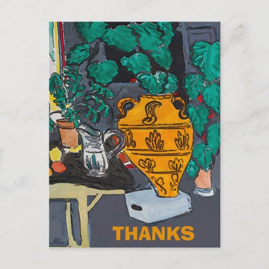 Big Vase Briefkaart (Voorkant)