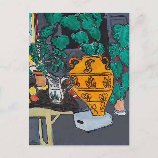 Big Vase Briefkaart (Voorkant)