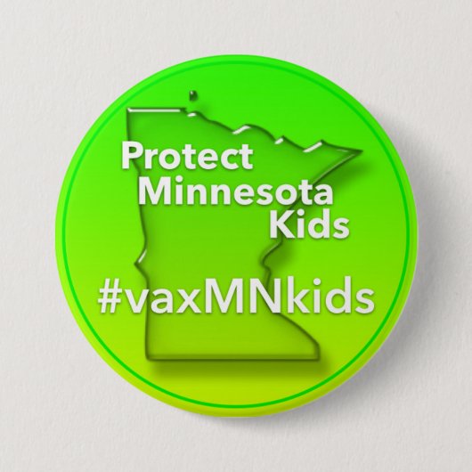 Big #vaxMNkids Button (Voorkant)