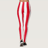 Big Vertical Candycane Stripe Leggings (Achterkant)