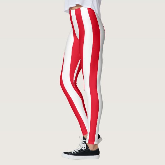 Big Vertical Candycane Stripe Leggings (Links)
