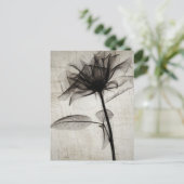 Big Vintage X-Ray Flower Briefkaart (Staand voorkant)