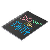 Big Vision Big Faith Notitieboek (Linkerzijde)