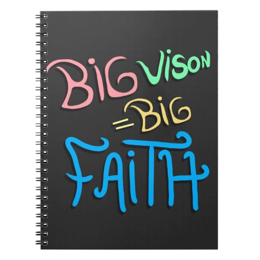 Big Vision Big Faith Notitieboek (Voorkant)