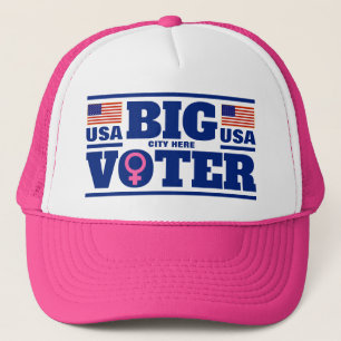 Big Voter™ Trucker Hat (Pas het aan!) Pet