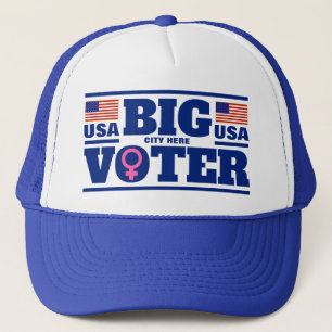 Big Voter™ Trucker Hat (Pas het aan!) Trucker Pet
