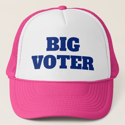 Big Voter™ Trucker Hoed Trucker Pet (Voorkant)