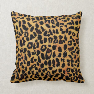 Big Warm Leopard Print 100% katoenachtig Sierkusse Kussen